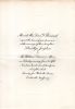 William L. Moore, Llewellyn J. Thorward - Wedding Invitation