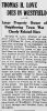 Thomas H. Love - Obituary
