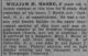 William H. Moore - Obituary