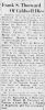 Frank S. Thorward - Obituary