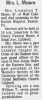 Llewellyn J. Thorward - Obituary