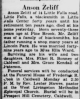 Anson Zeliff - Obituary