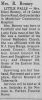 Ethel R. Zeliff - Obituary