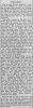 John R. Moore, Louisa Piercy - Newspaper Article John R. Moore, Louisa Piercy - Newspaper Article
