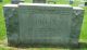 John R. Moore, Louisa Piercy - Headstone