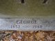 George Thorward - Headstone